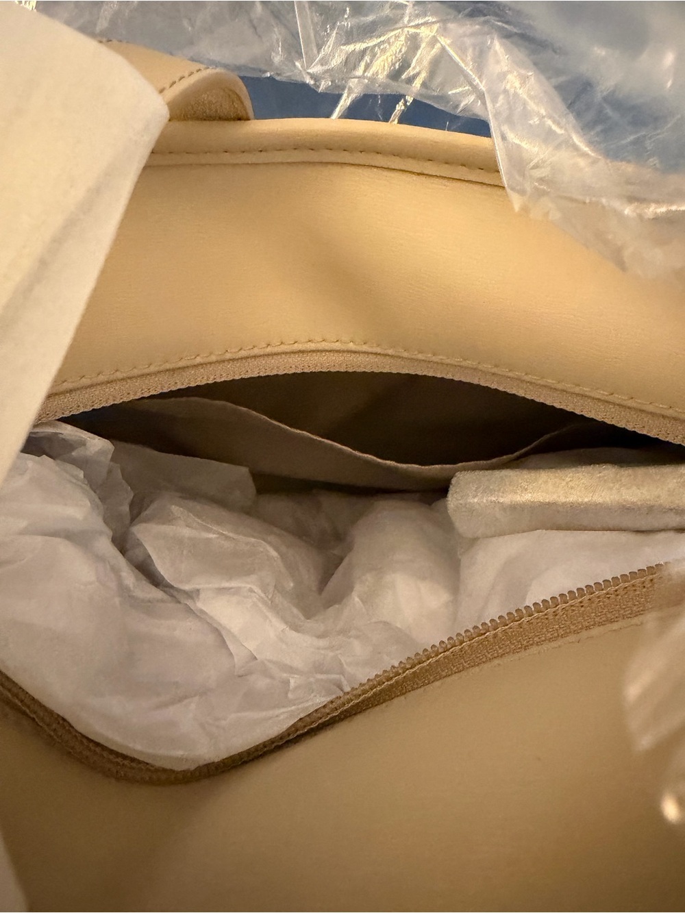 Light Beige Tote with Top Handles NWT Timberland - Picture 11 of 13